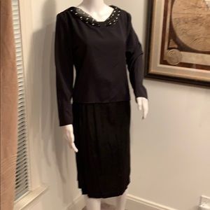 STOPLIGHT VINTAGE TOP & SKIRT SIZE 9 POLKADOT